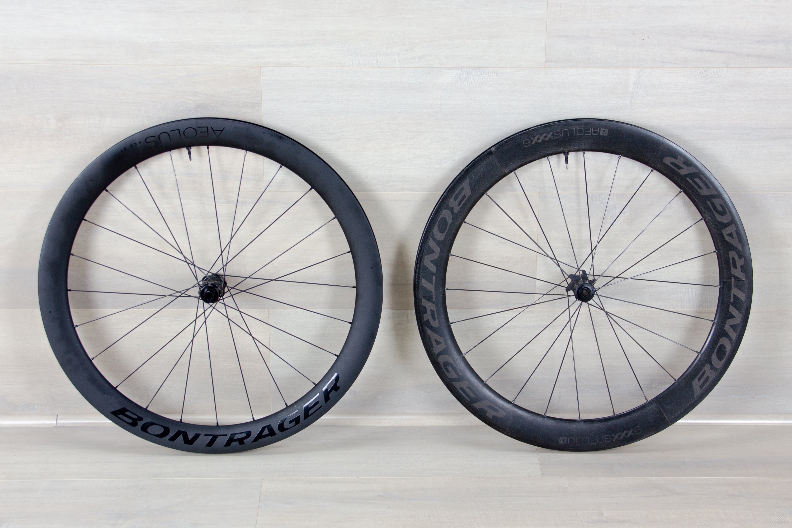 Bontrager Aeolus XXX6 (front )/Pro51 (rear) carbon wheels set